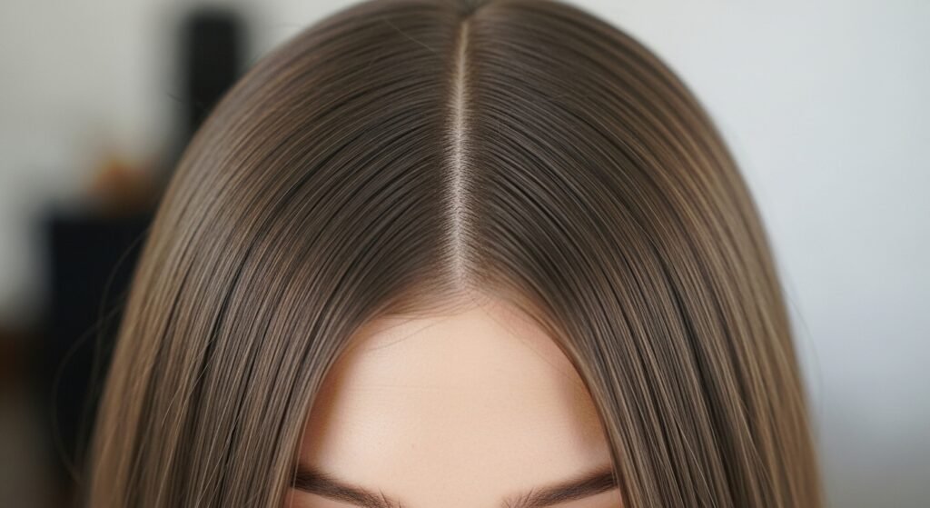 The Iconic Middle Part Hairstyle